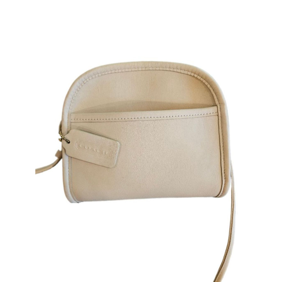 Coach Handbags - Vintage Coach Abbie 1917 Leather Crossbody Bag in Ivory